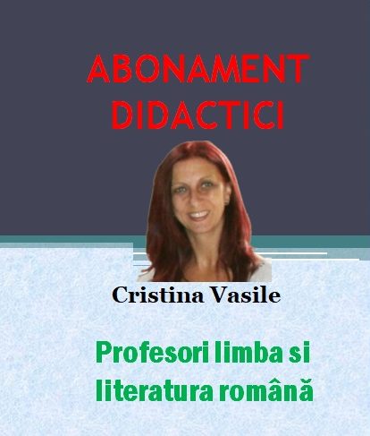#7 Abonament didactici - online - profesori limba și literatura română
