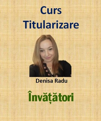 #17 Curs de metodică/pedagogie titularizare – curs online - Învățători