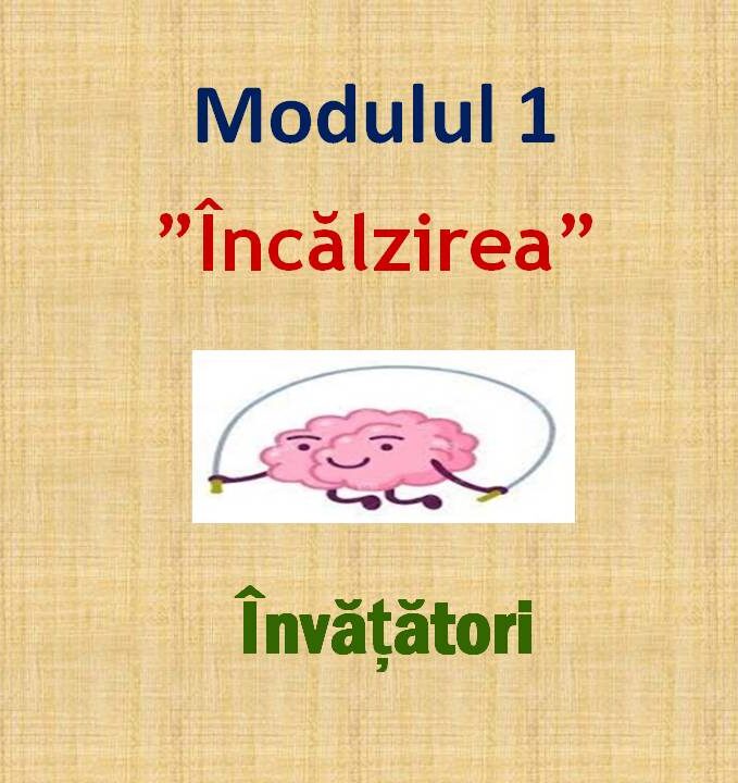 #2 Modul 1 – curs online - Învățători