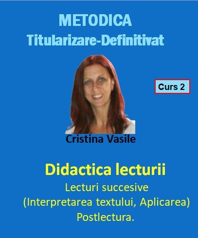 ^2 Didactica lecturii C2- online - profesori limba și literatura română
