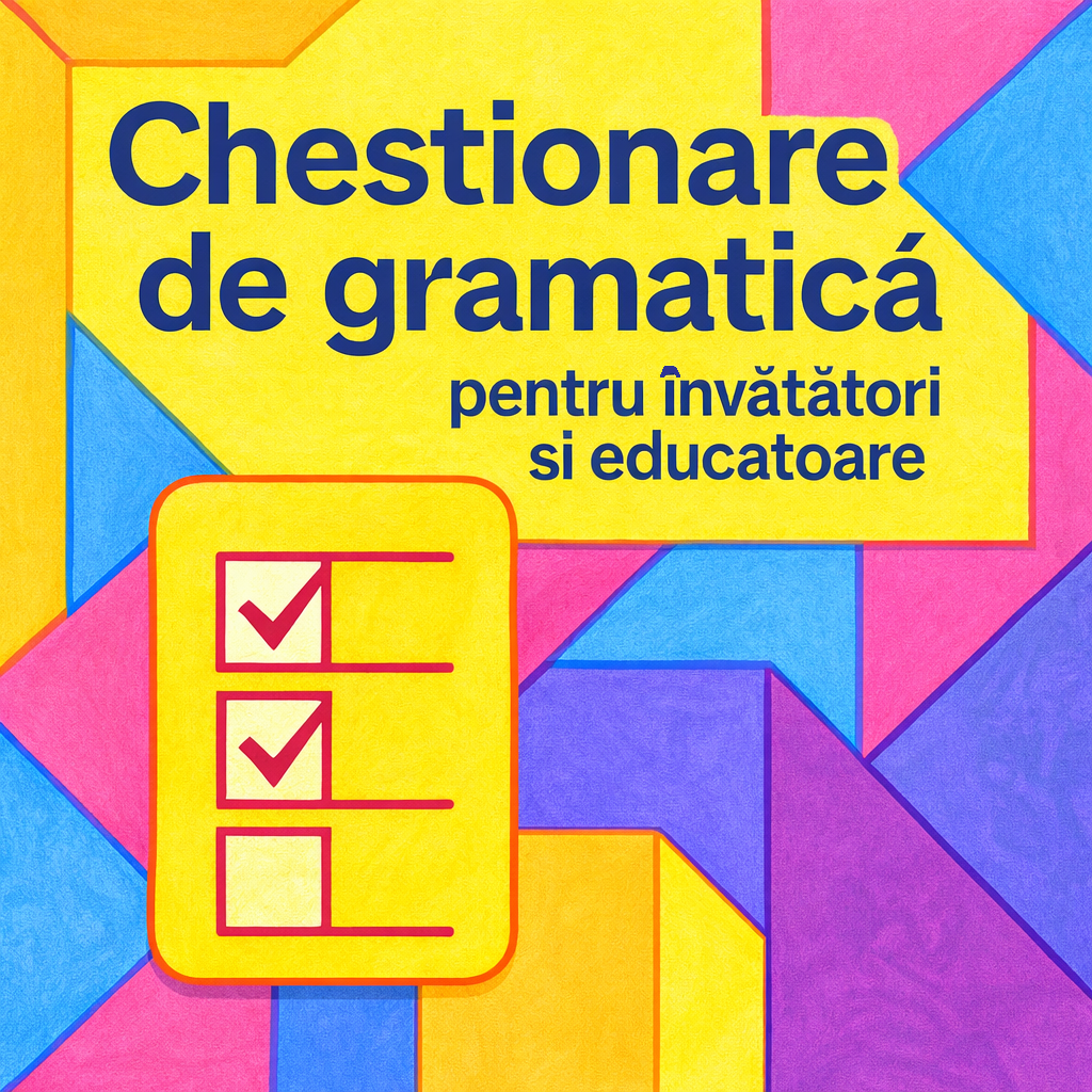 Chestionare de gramatică pentru INV/EDU ( Abonament de 1 lună )
